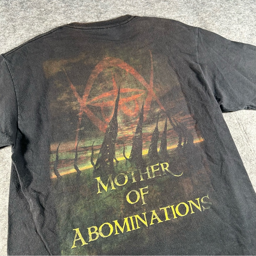 Vintage Cradle Of Filth Shirt Men Medium Black Metal Band Mother Of Abominations - Picture 8 of 9